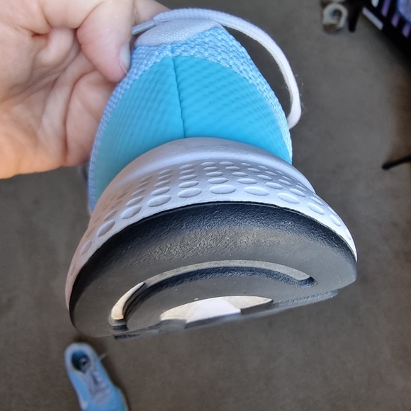 Nike Womens Run All Day 898484-004 Lace Up Blue White Running Shoes Size US 6 - Picture 10 of 11